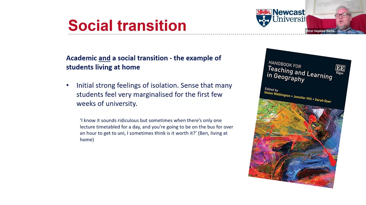 Student transitions journeys into and through geography at university